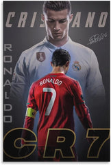 Cristiano Ronaldo Poster 1 Wall Art Canvas Print Poster