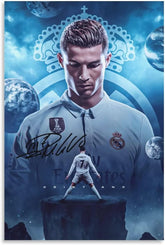 Cristiano Ronaldo Poster 3 Wall Art Canvas Print Poster