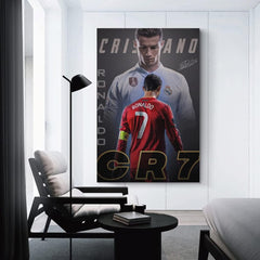 Cristiano Ronaldo Poster 1 Wall Art Canvas Print Poster