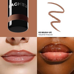 قلم تحديد الشفاه Sacheu STAY-N Peel Off Lip Stain — أحمر شفاه مطفي يدوم طويلاً مقاوم لنقل وشم الشفاه، غني بحمض الهيالورونيك وفيتامين E لجميع أنواع البشرة — نباتي وخالٍ من القسوة، MUAH-VE