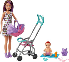 Barbie® Skipper™ Babysitters Inc.™ Playsets with Babysitting Skipper™ Doll, Toddler Doll, Furniture and Themed Accessories