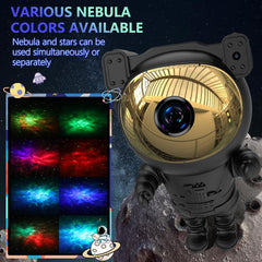 Astronaut Star Projector Galaxy Light with Timer and Remote Control, 360°