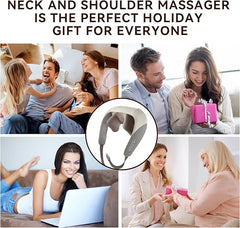 Neck Massager with Heat for Pain Relief Deep Tissue Massage for Men, Women, Dad, Mom