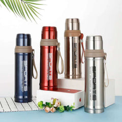 Stainless Steel Large Capacity Bullet Thermos Cup 750ml PC Vacuum Outdoor Sports, Gifts Water Bottle