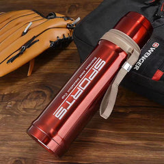 Stainless Steel Large Capacity Bullet Thermos Cup 750ml PC Vacuum Outdoor Sports, Gifts Water Bottle