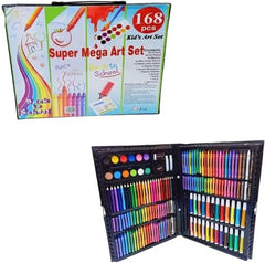 Super Mega Art Set Coloring Kid's Art Set 168 PCS