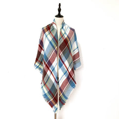 Square Blanket Talma Scarf Women's Neck Warmer Plus-sized Size Talma