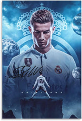 Cristiano Ronaldo Poster 3 Wall Art Canvas Print Poster