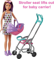 Barbie® Skipper™ Babysitters Inc.™ Playsets with Babysitting Skipper™ Doll, Toddler Doll, Furniture and Themed Accessories