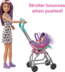Barbie® Skipper™ Babysitters Inc.™ Playsets with Babysitting Skipper™ Doll, Toddler Doll, Furniture and Themed Accessories