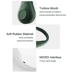 Portable neck fan