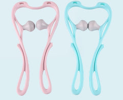 High Quality Multi-function Manual Relaxed Cervical Massager Pressure Relieve Double Ball Pressing Meridian Massager