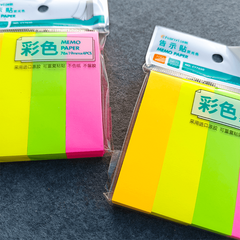 Apple and 4 slide color Sticky Notes for office and students
